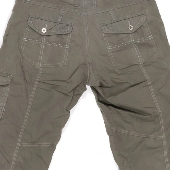 Women’s Kühl Sz 6 roll up green/grey cargo bermuda shorts - Picture 3 of 10